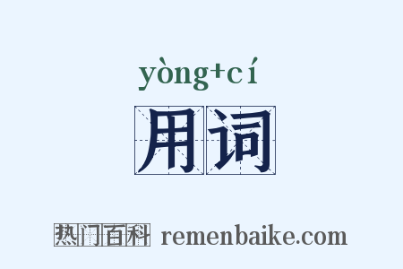 用词是什么意思的图片